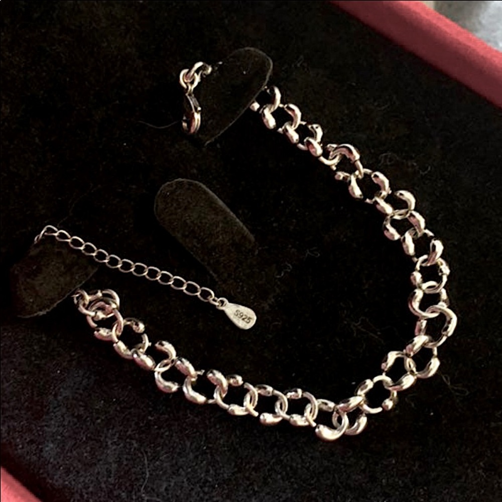 S925 Unique Chain Design Bracelet - image 5